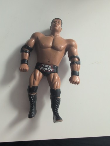 Vintage wwf figure the rock - figure,