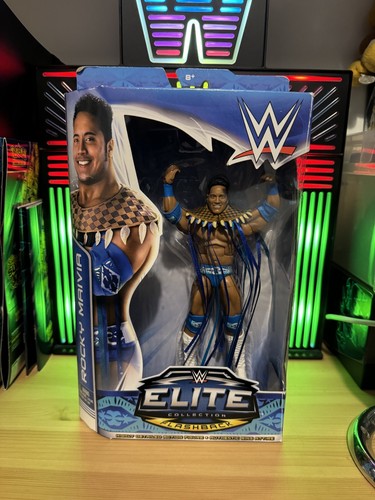 Wwe mattel rocky maivia - mattel, elite