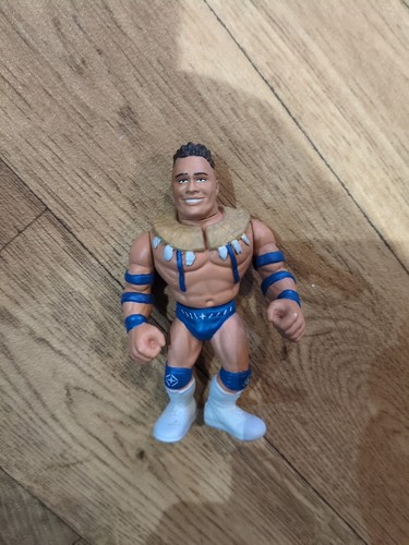 Wwf wwe custom hasbro - wwf, rocky