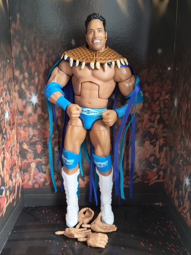 Wwe mattel elite rocky maivia - elite,